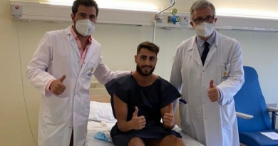 Luis Muñoz operado con éxito de su rotura de ligamento cruzado