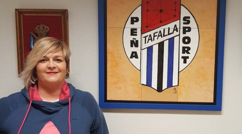 Uxua Zabalza, presidenta del Peña Sport CF: "Ha sido una suerte que nos toque un equipo tan histórico como el Málaga"