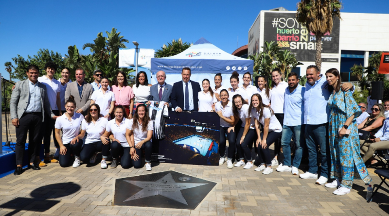 El Málaga Costa del Sol ya brilla en el paseo de las Estrellas del Deporte