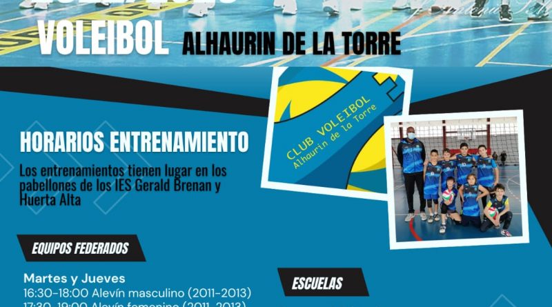 El Club de Voleibol de Alhaurín de la Torre busca jóvenes para su cantera
