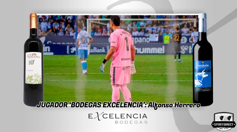 Alfonso Herrero, premiado con el Jugador Excelencia en el empate ante el Córdoba