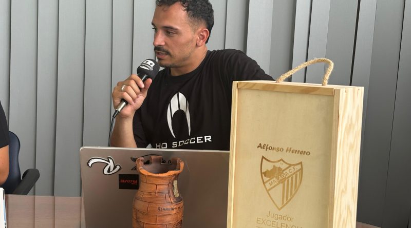 Alfonso Herrero, Jugador Excelencia de una temporada histórica para el Málaga
