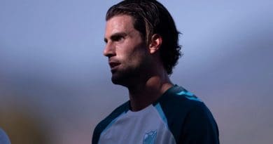 El Málaga CF confirma la lesión de Eneko Jauregi