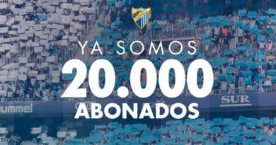 El Málaga CF alcanza la cifra de 20.000 abonados