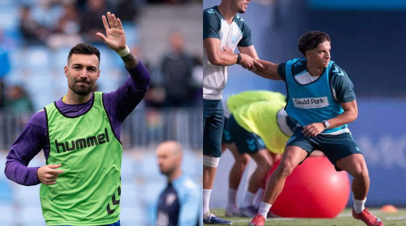 Una de cal y una de arena en el entrenamiento del Málaga