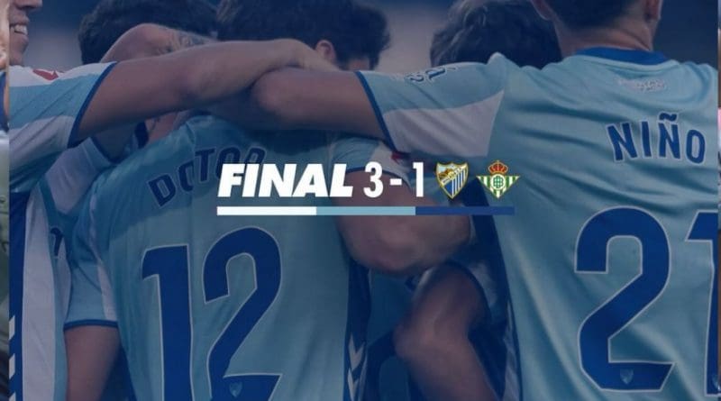 El Málaga golea al Betis y deja el Trofeo Costa del Sol en casa