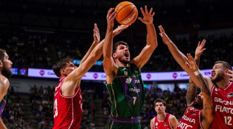 El Unicaja regresa a la senda de la victoria en ACB tras imponerse a Girona