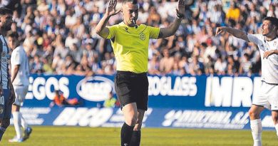 Alonso de Ena Wolf, árbitro designado para el Málaga CF - Cultural Leonesa