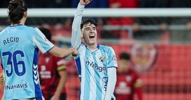 Un cabezazo con pocos centímetros, Aarón Ochoa y un registro histórico en el Málaga