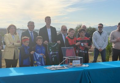 Se pone la primera piedra del Pabellón Alberto Díaz