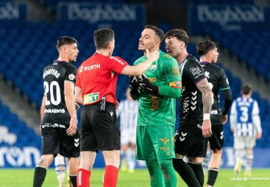 El cuerpo arbitral del desastre en Anoeta repetirá en el Málaga CF - UD Las Palmas