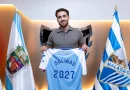 José Salinas siendo presentado con el Málaga CF / Foto: Málaga CF