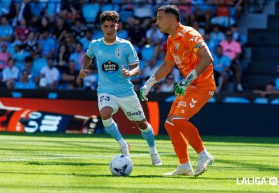 Dani Lorenzo y Alfonso Herrero, las dos caras del Málaga CF en Balaídos