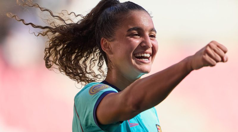 La malagueña Mayssa Baha se convierte en la goleadora más joven en la historia del FC Barcelona